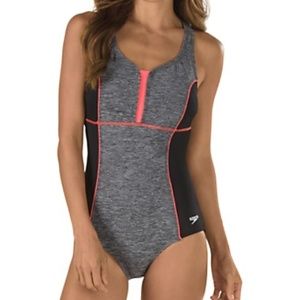 Speedo Endurance+ Texture Touchback One Piece